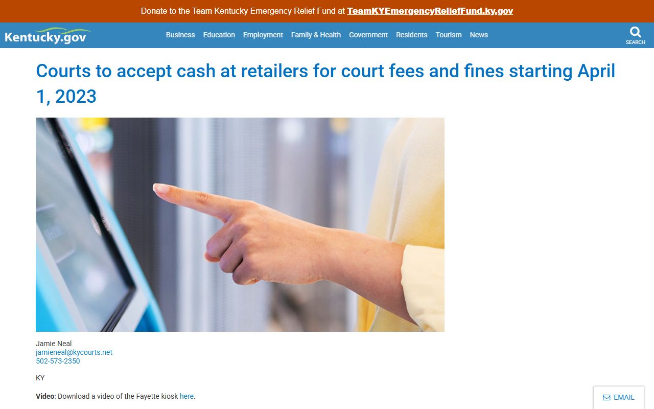 Barren County court dockets ePay cash payment expansion source