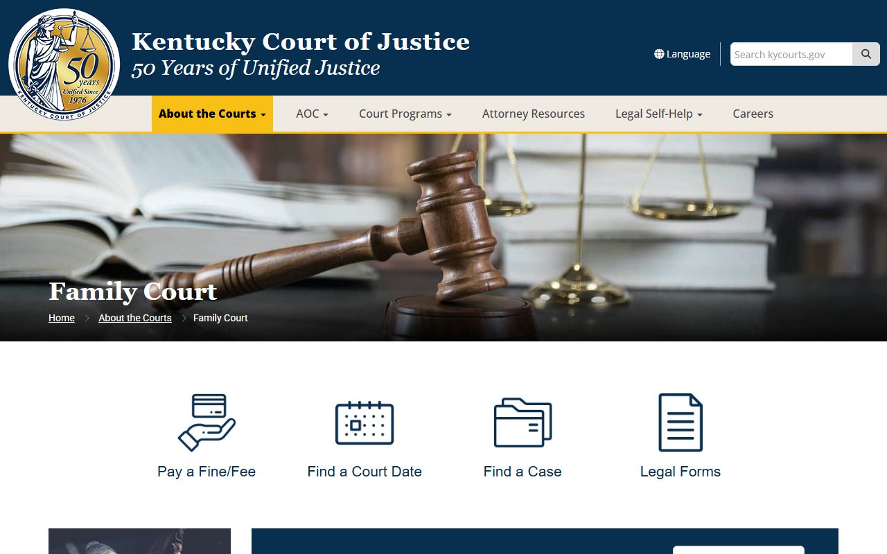 Barren County Circuit Court family case records source