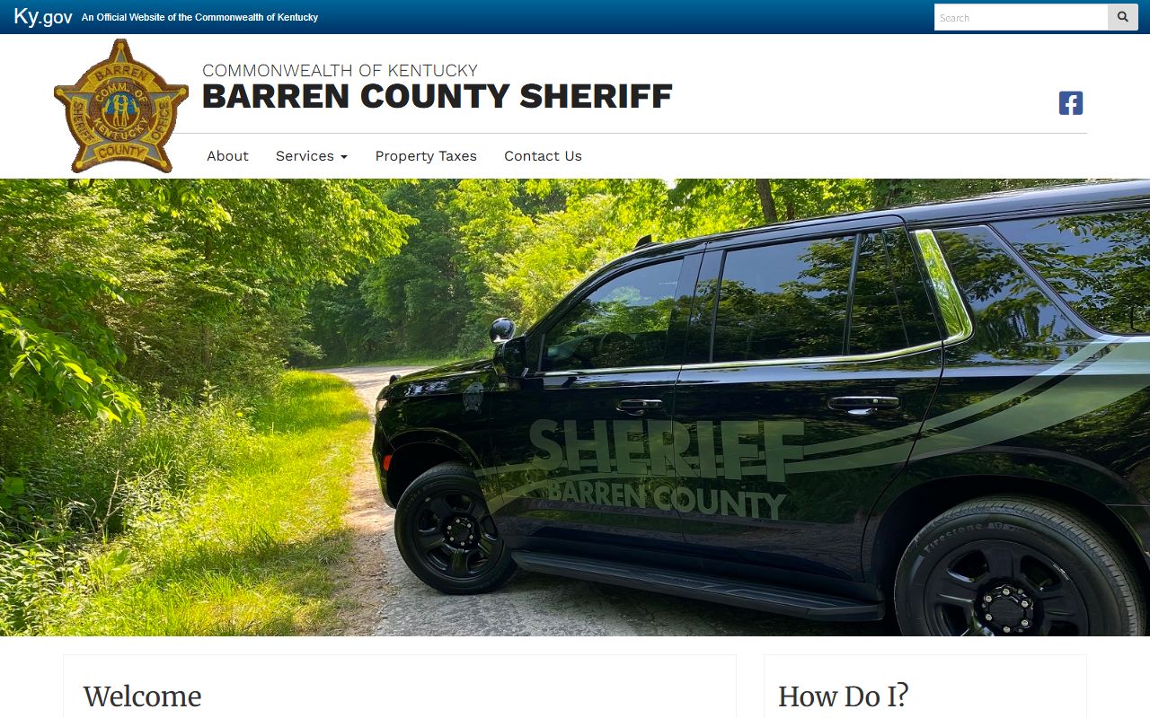 Barren County warrant and law enforcement records sheriff homepage