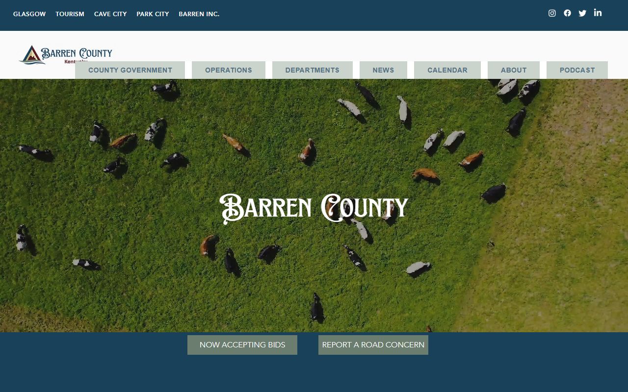 Barren County public records county government homepage